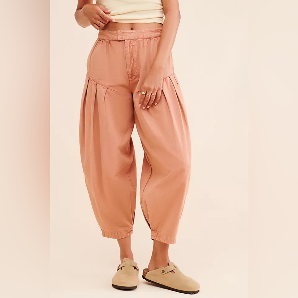 Free People Peach Trousers